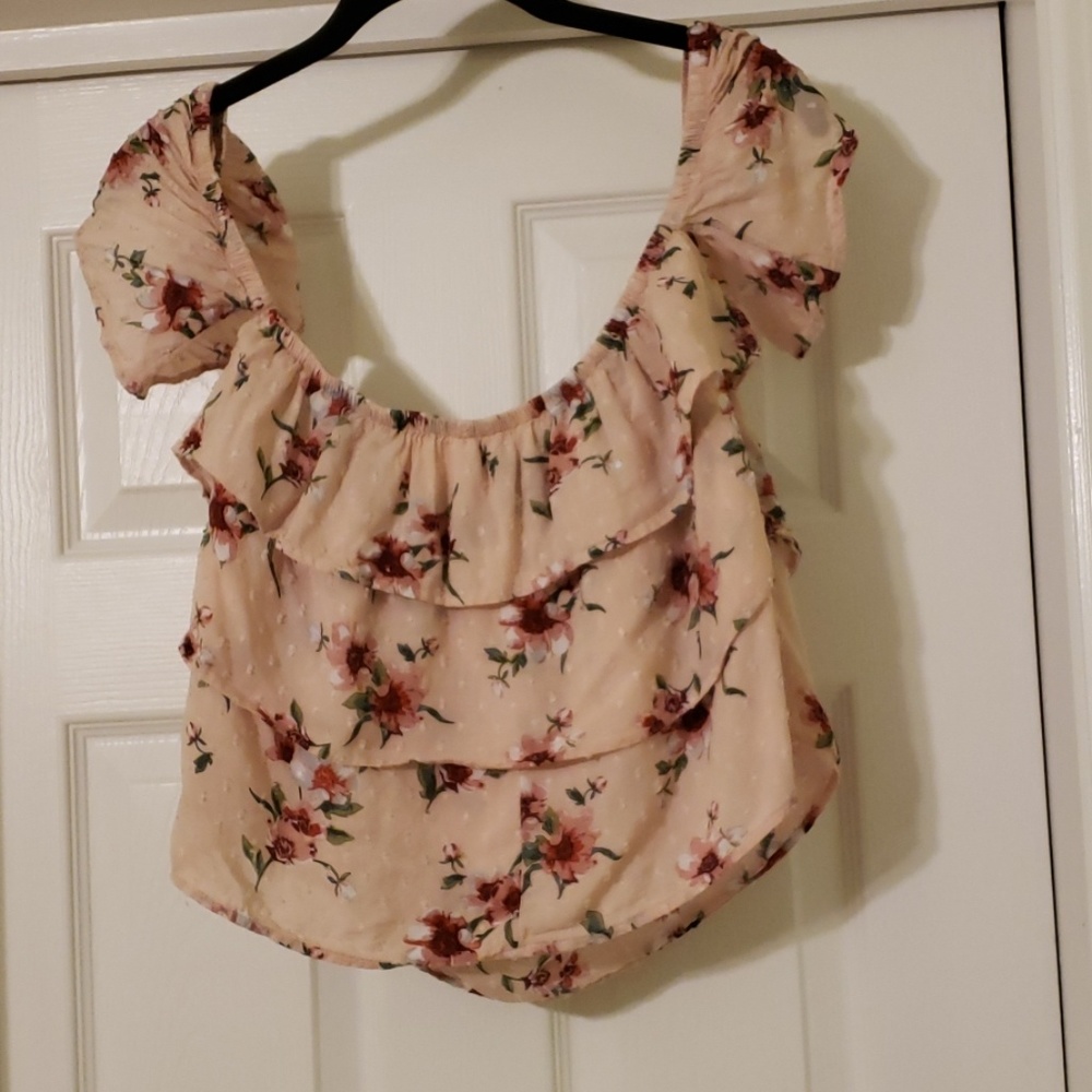 American Eagle outfitters women's off the shoulder - Picture 1 of 4